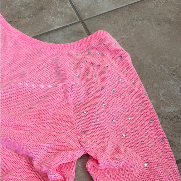 Victoria's Secret Low Back Pink Sparkle Tunic - Picture 3 of 5